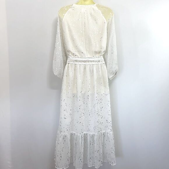 Gap Dress Starry White Fit and Flare NWOT Size Small - Picture 7 of 8
